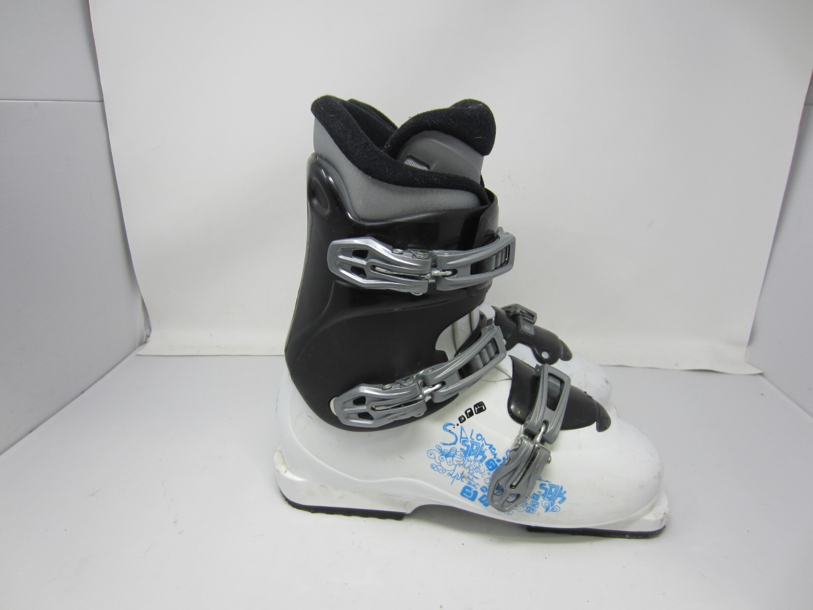 Scarponi da sci Salomon SPK Kaid Freestyle Junior Youth Bianco Nero Mondo Point 25 5