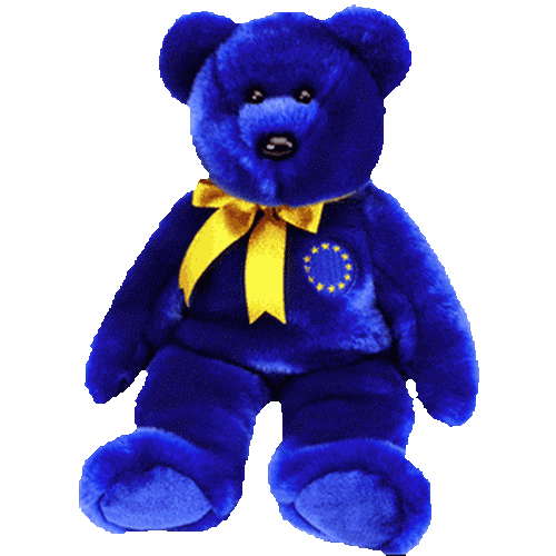 TY BEANIE BUDDIES "UNITY" THE EUROPEAN UNION BEAR MWMT.