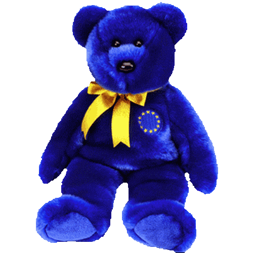 TY BEANIE BUDDIES  "UNITY" THE EUROPEAN UNION BEAR MWMT. - Foto 1 di 4