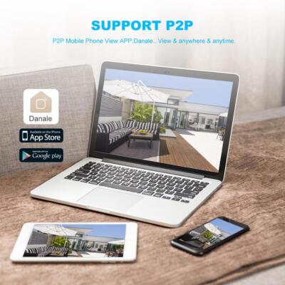 4K 8MP Hikvision Compatible Full Color Security IP Camera Outdoor