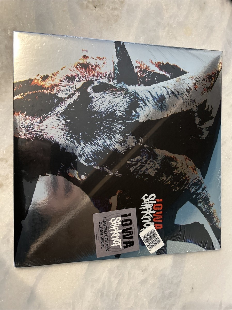 Slipknot - Iowa - ⚪️ CLEAR 2LP Vinyl Limited Edition - ✓ Ships