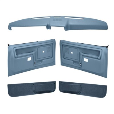 Coverlay Light Blue Door Panel And Dash Cover Kit 12-108CS-LBL For 80-86 Ford