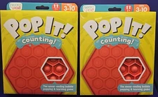 Pair (2) New Chuckle & Roar Pop It! Counting Bubble Popping Learning Fidget Toy