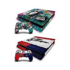 SUICIDE SQUAD 2016 GRÁFICOS VINILO SKIN CALCOMANÍA PARA PS4 SLIM CONSOLA Y MANDO