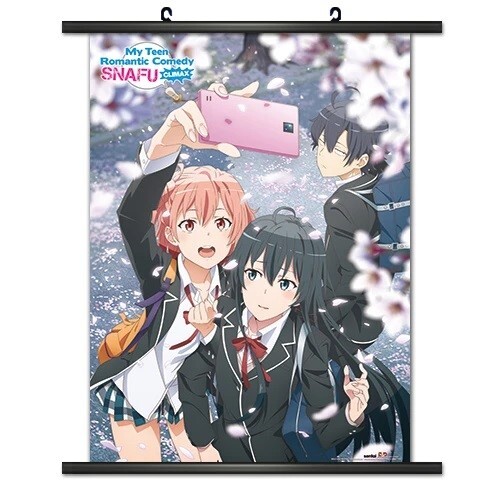 My Teen Romantic Comedy SNAFU Duo Wall Scroll Poster - Picture 1 of 1