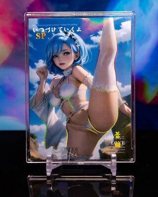 Rem Re:Zero SP Goddess Blind Box Premium Gold-lined Card 80pt Waifu Lingerie