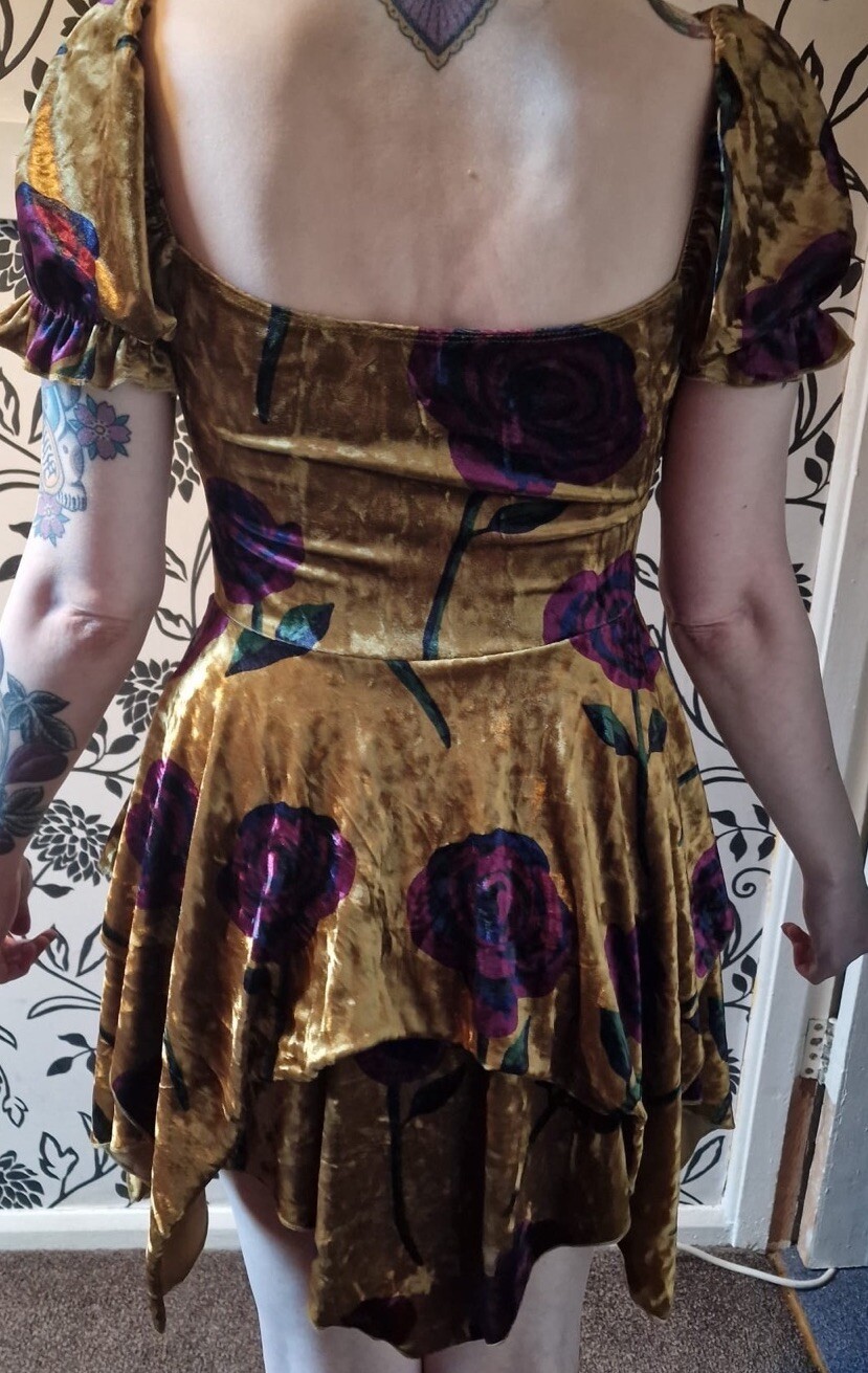 Dolls Kill Current Mood Mini Dress Pixie Fairy Go… - image 3