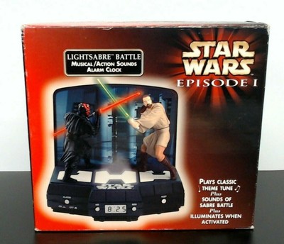 star wars lightsaber clock