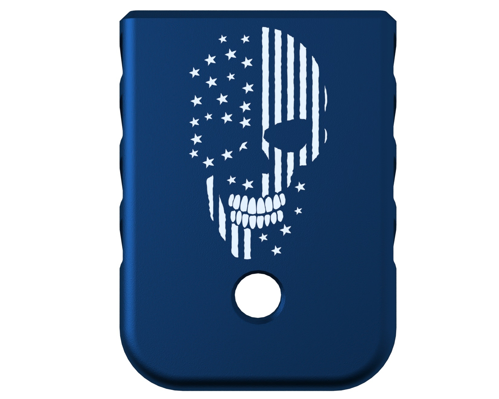 Rowe Tactical Mag Base Plate for Glock Gen 1-5 - (Angle) Skull - US Flag