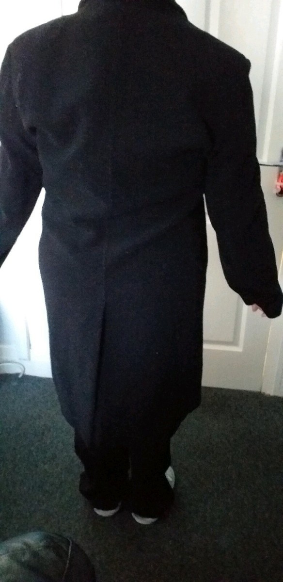 Manteau D'hiver Long Pour Femme Ou Fille En Laine Et Cachemire - Taille 16 Paul Berman - Noir élégant