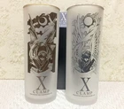 NEW CLAMP X/1999 Shiro Kamui x Fuma Mono Tall Glass Tumbler Set Official Japan