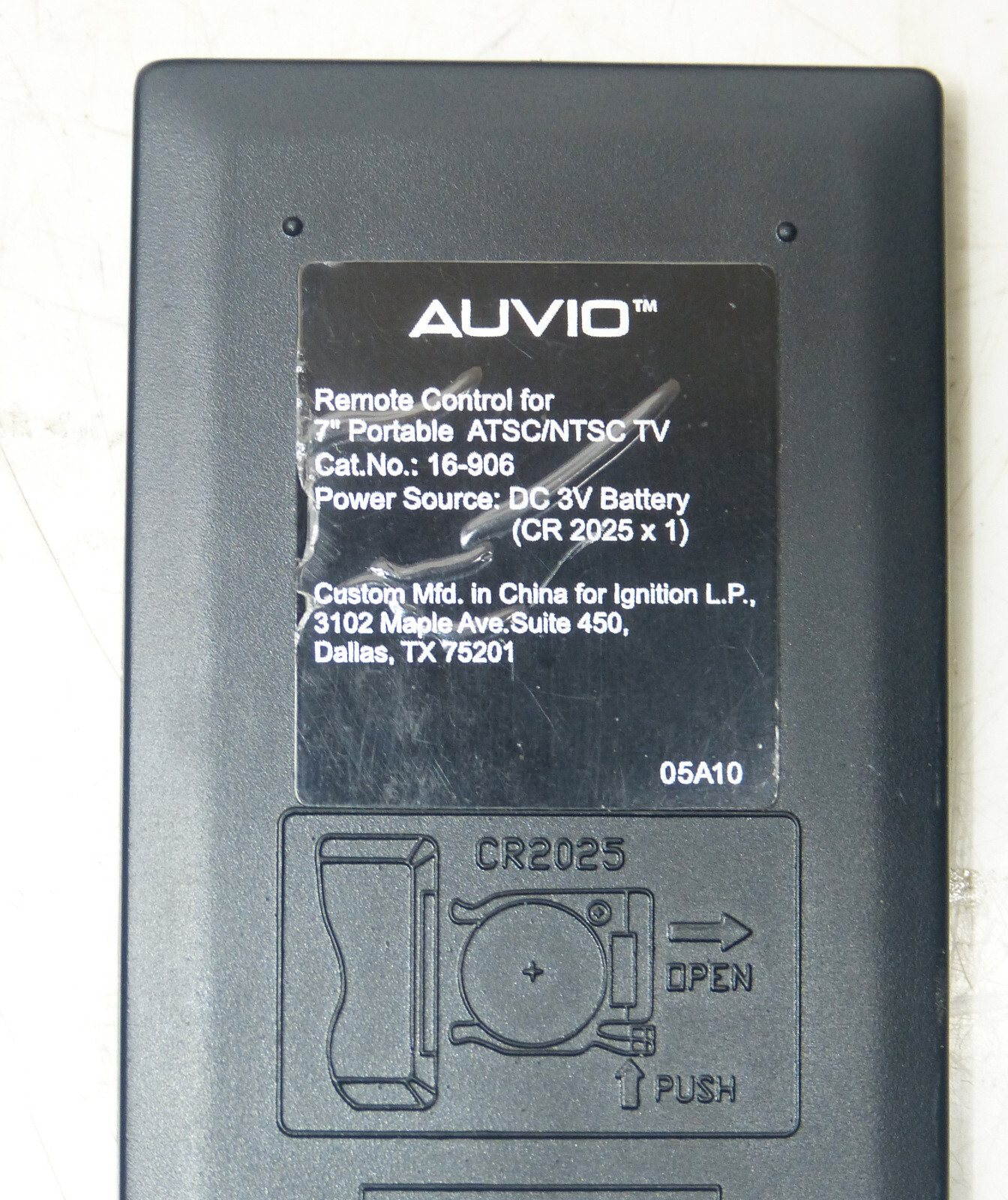 Auvio 16906 7” Portable Handheld Widescreen LCD Digital TV Tested