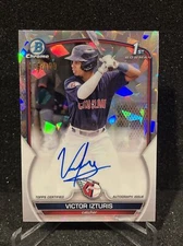 2023 Bowman Chrome Victor Izturis Auto Atomic /100