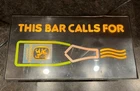 Vintage Working Beer Lighted Sign This Bar Calls For Lowenbrau See Description