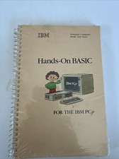 Sealed Manual IBM PCjr Personal Computer Basic - Hands On Basic new Sealed