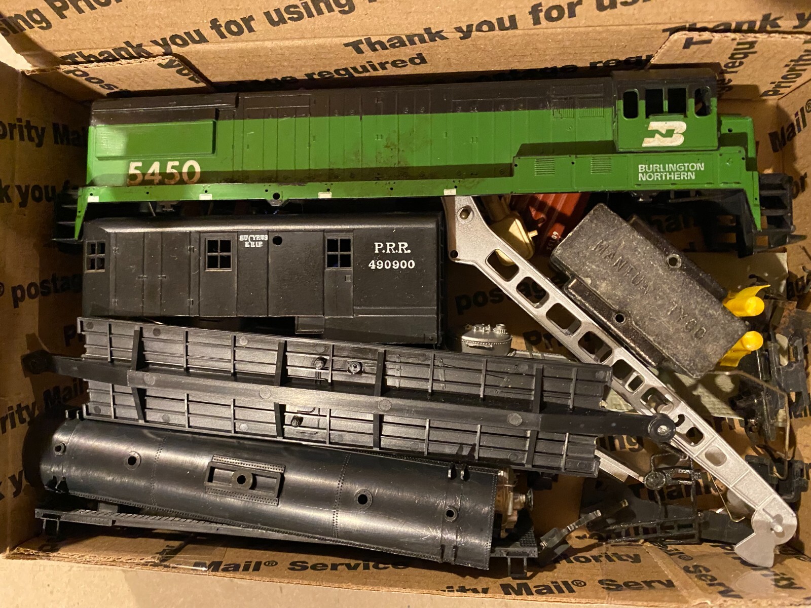 HO Scale Athearn Bachmann Tyco Train Parts Lot For Repairs or