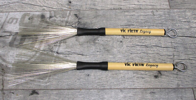 1 Paar Vic Firth LB Legacy Brushes Jazz Besen USA Drums Schlagzeug   MEGADEAL 