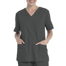 Scrubstar Core Essentials Unisex Medical Nurse Solid Color Scrub Top