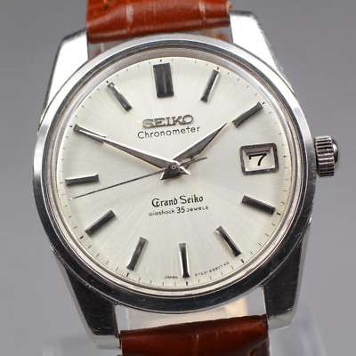 Vintage [Exc+5] Grand Seiko 2nd Model 5722-9990 Handaufzug Silber Herrenuhr