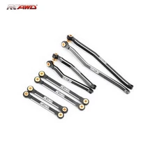 Linkage Set High Clearance 8pcs Black for Hobby Plus CR18P Rock Van Trail Hunter