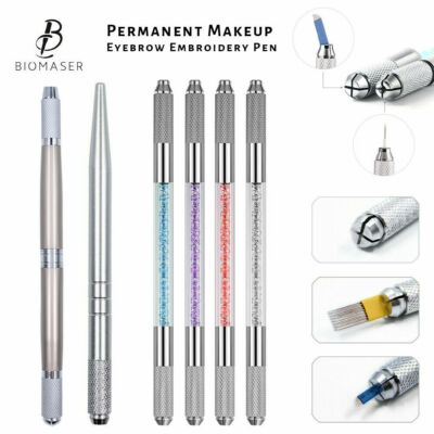Aluminium Microblading Pen Manual Microblade Needle Holder