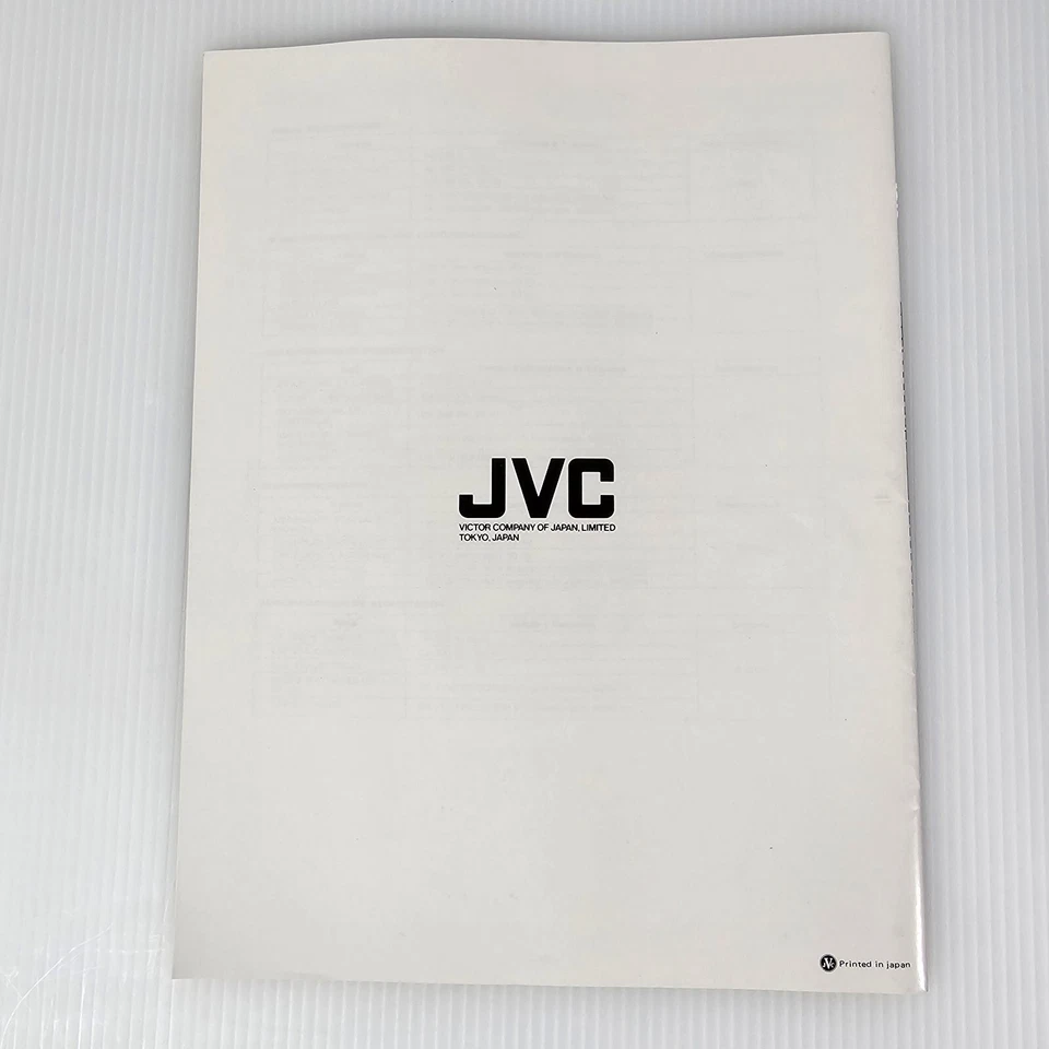 JVC QL-200, QL-F300 Manual Instruction Book, Multi Language, Genuine Original  - Image 2 of 4