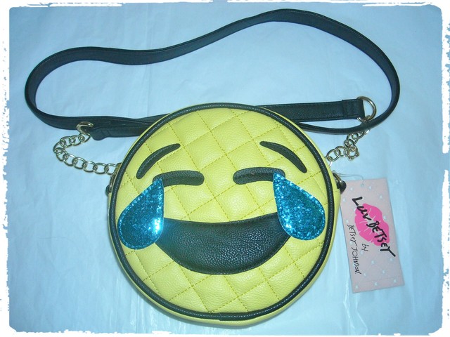 betsey johnson glitter purse