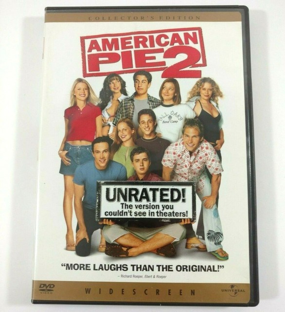 American Pie 2 (DVD, 2002, Unrated Version Widescreen Collectors