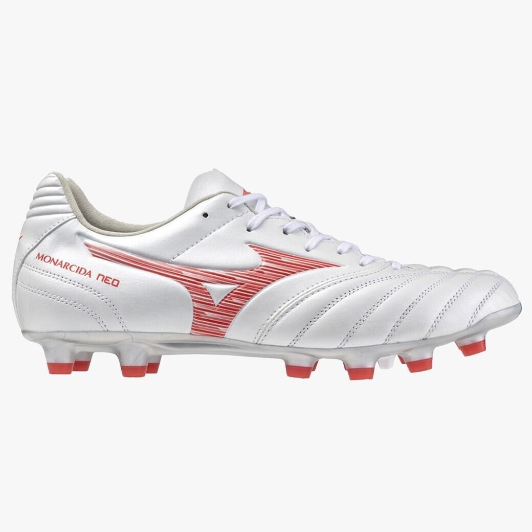 MIZUNO MONARCIDA NEO III SW P1GA2423 60 White / Red 3E Wide Soccer