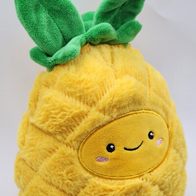 Pineapple Squishable Lovey Stuffed Animal Plush Comfort Food Line Infant Safe 7''