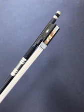 Advanced 4/4 Violin Bow Carbon Fiber Bow Ebony Frog Natural Horsehair Bow