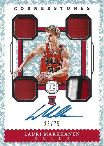 2017 Panini Cornerstones Basketball Crystal Lauri Markkanen #157