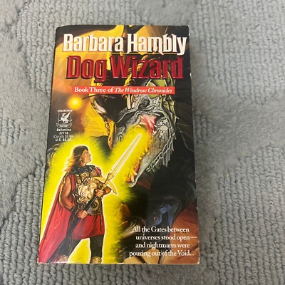 Dog Wizard Fantasy Paperback Book by Barbara Hambly from Del Rey Books 1993