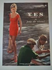 Vintage 1990s Print Ad Yes Clothing Co Joie de Vivre Fashion Apparel