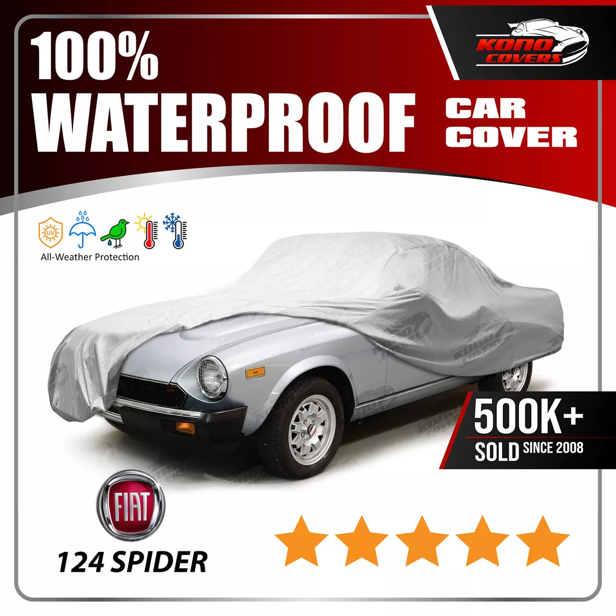 Fiat 124 spider car sales cover