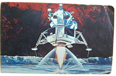VTG Grumman Postcard Lunar Module Pre-Moon Landing