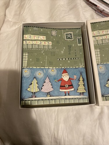 LANG Boxed Christmas Greeting Cards "SANTA’S HAPPY HOLIDAY” By Blanche Lovely - Picture 4 of 5