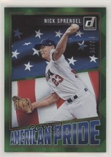 2018 Panini Donruss American Pride Green 2/25 Nick Sprengel #AP21 0x1