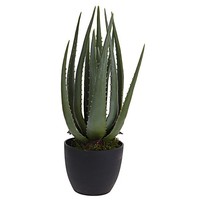 KüNstliche Aloe Vera Im Topf 45 Cm Dekoration Pflanze Zimmerpflanze Realistisch