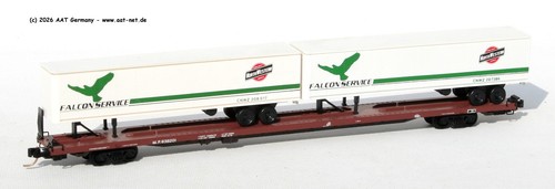MTL MicroTrains N 71040A - 89´ TofC Flatcar w/load MP #838201; aga NEW, ohne OVP | Condition: Gebraucht