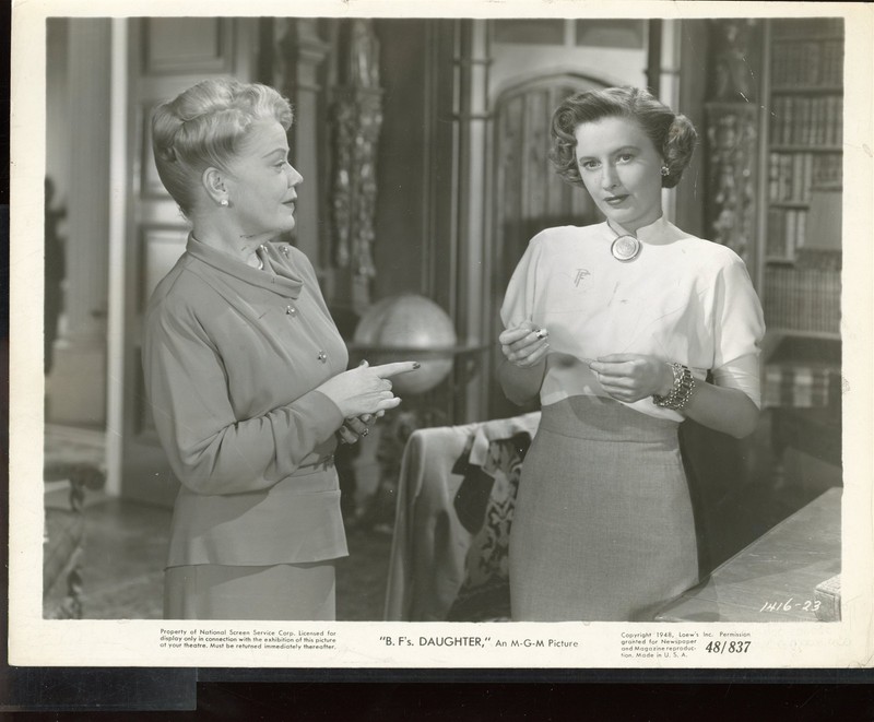 BARBARA STANWYCK in B.F.'s DAUGHTER Original 1948 MGM 8 x 10 Glamour Still vv