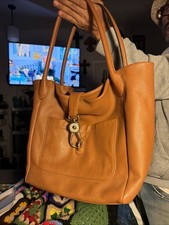 Borsa a tracolla Dooney & Bourke fiorentina vacchetta pelle marrone cammello