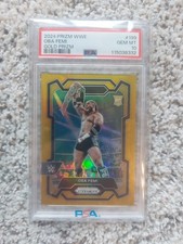 Oba Femi 2024 Panini WWE Prizm Gold Prizm RC /10 PSA 10