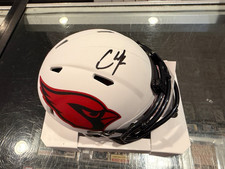 CHASE EDMONDS ARIZONA CARDINALS SIGNED MINI HELMET JSA AUTHENTIC
