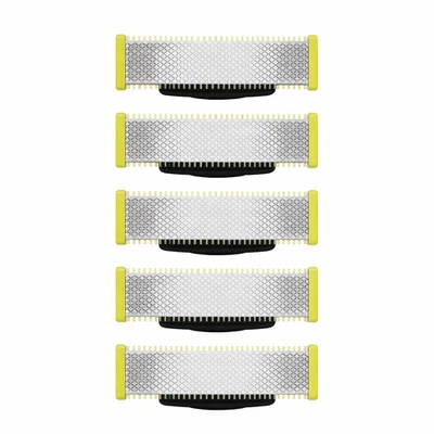 NOVABLADE 5x Ersatzklingen für Philips One Blade Rasier Kopf Klinge OneBlade QP2520-QP2630