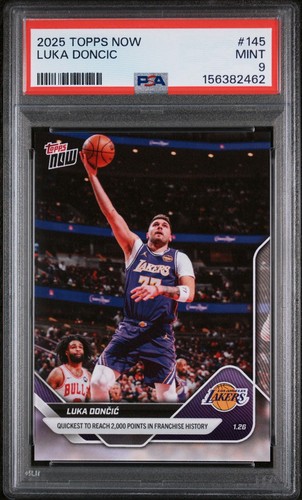 Luka Doncic PSA 9 2025 Topps Now #145