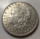 1879-O Morgan Silver Dollar $1, XF. H188