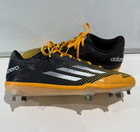 adidas Adizero Afterburner 2.0 Metal Baseball Cleats “Black/Yellow” - Size 9 — photo 1