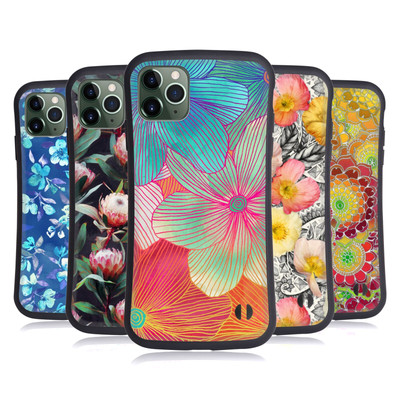 OFFIZIELLE MICKLYN LE FEUVRE BLUMIG 2 HYBRID HUELLE FÜR APPLE iPHONES HANDYS