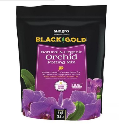 SunGro Black Gold Organic Orchid Potting Soil 8 qt